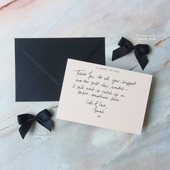 'A note to say...' Notecard set